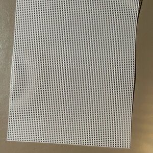 Plastic Canvas, white, 10.5x13.5